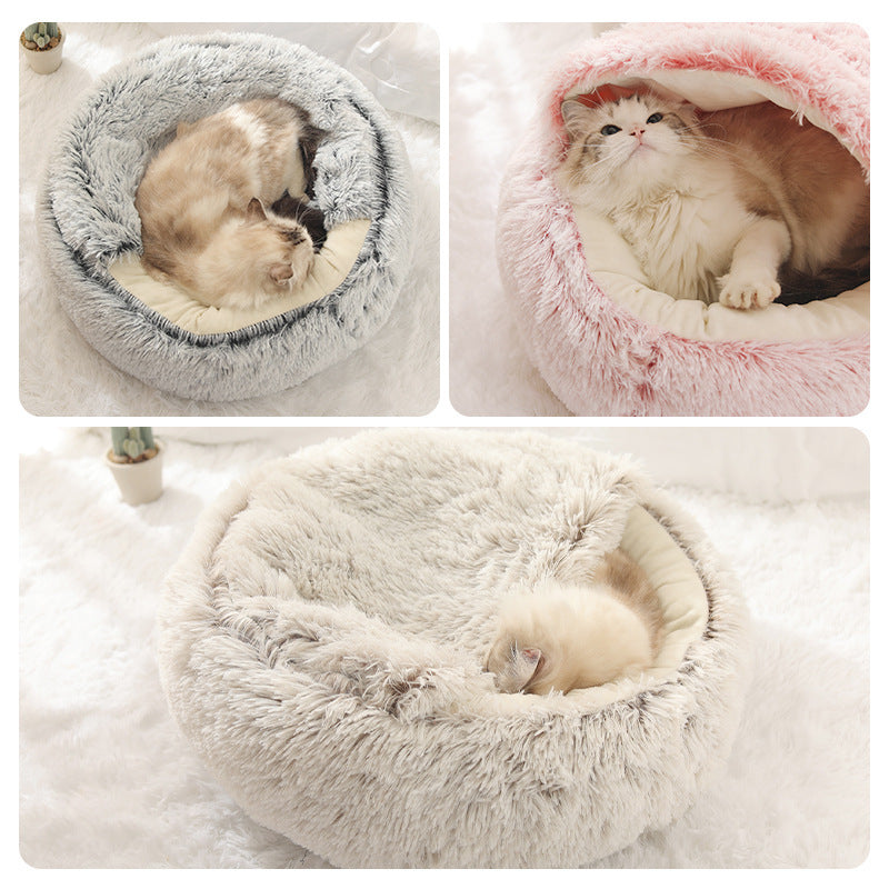 Plush Sleep - Cozy Cave Premium Pet Bed