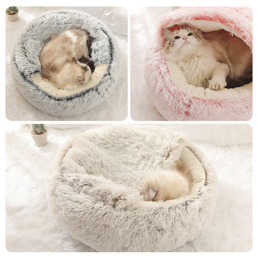 Plush Sleep - Cozy Cave Premium Pet Bed